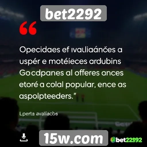 Avaliações de usuários sobre a experiência no bet2292